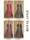 Royal Gold By Sayuri Heavy Gerogette With Embroidery Work Gown Wholesale Clothing Suppliers In India
